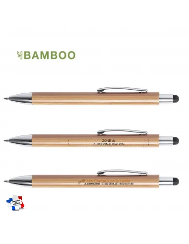 Stylo Publicitaire en bambou - Stylo...